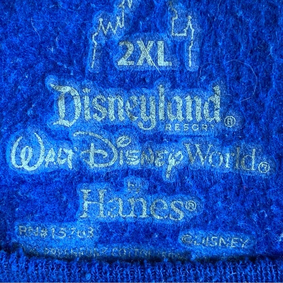 Blue Disneyland Donald Duck Crewneck Sweatshirt Adult Size 2XL - Picture 5 of 6